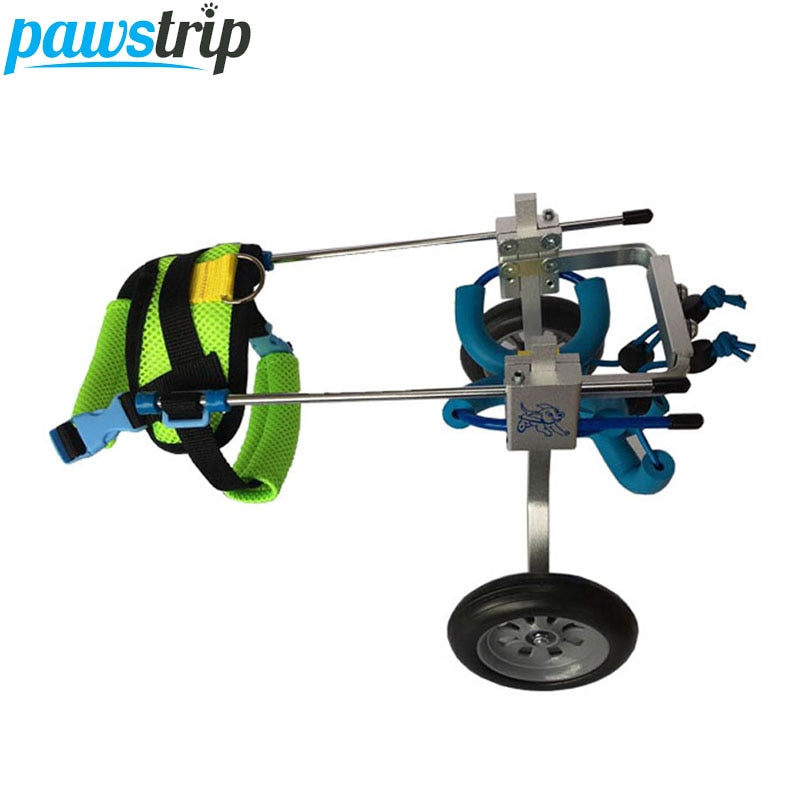 Pawstrip Pet Dog Wheelchair Hind Legs Assistant Dog Cart Rehabilitation Adjustable Dog Walker XXS/XS