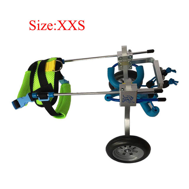 Pawstrip Pet Dog Wheelchair Hind Legs Assistant Dog Cart Rehabilitation Adjustable Dog Walker XXS/XS