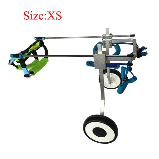 Pawstrip Pet Dog Wheelchair Hind Legs Assistant Dog Cart Rehabilitation Adjustable Dog Walker XXS/XS