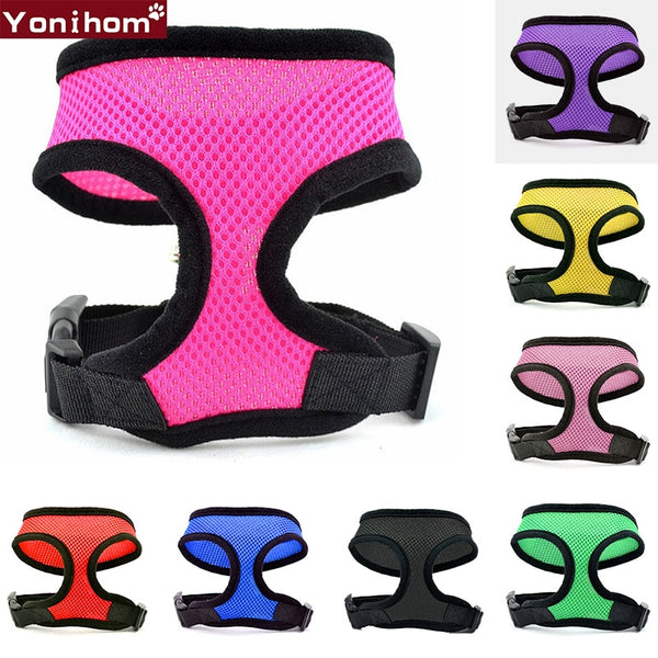 Dog Harness Vest Training for Chihuahua Puppy Soft Mesh Pet Harness for Dogs Cats Small Medium Nylon Chest Strap Bulldog Petshop