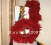 L036   Tibetan Mastiff yak`s hair red collar-Kekhor,extra-big Zangao`s Collar,6 layers,the biggest dog neck collar,low MOQ