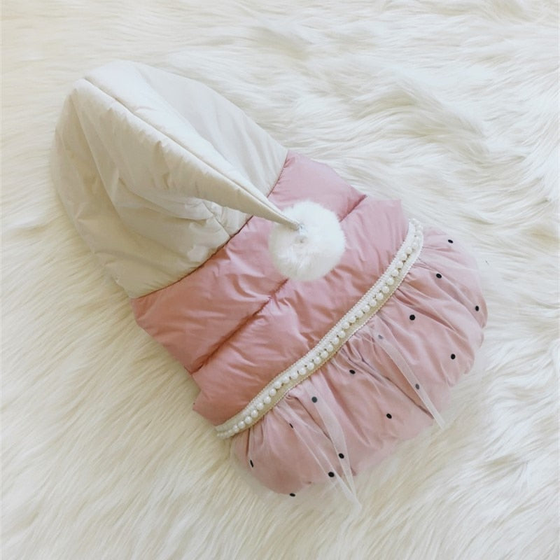 Pets Products Dogs Supplies Dogs Apparel Winter Clothes For Small Puppy Cute Witch Down Unique Design Customized Size