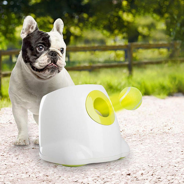 Automatic Ball Launcher Dog Toy Tennis Ball Throwing Machine for Dog Training