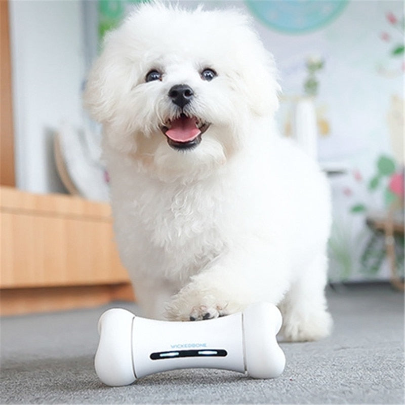 Wickedbone Smart Pet Emotional Interaction Bone Toy Smart Dog Cat Toys APP Control Can Be Respond to Pet's Emotions Toy for Dog