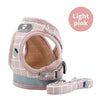 Pet Dog Cat Harness with Leash Adjustable Vest Walking Supplies Soft Breathable Plaid Collar Puppy for Small Medidum Large Dogs