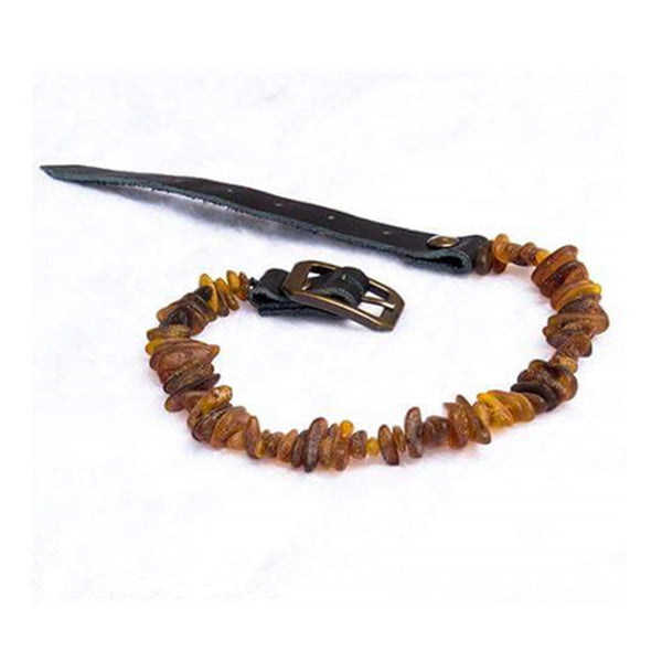 Noble Waterproof Amber Energy Collar Pet Dog Cat Deworming Anti-mosquitos ticks fleas Amber Stone Collar Necklace for Small Pet