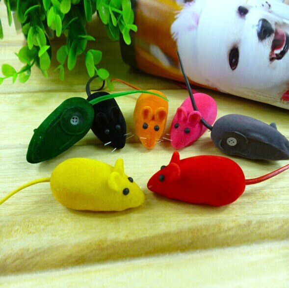 New Fun Sound Chewing Toy False Mouse Rat Pet Cat Kitten Dog Puppy Playing Squeaky Z