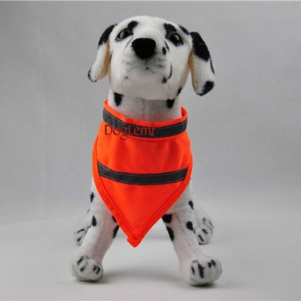 Doglemi Lovely Pet Dog Neck Scarf Adjustable Quality Puppy Bandana Cat Hot Collar Neckerchief Bright Safty Reflective
